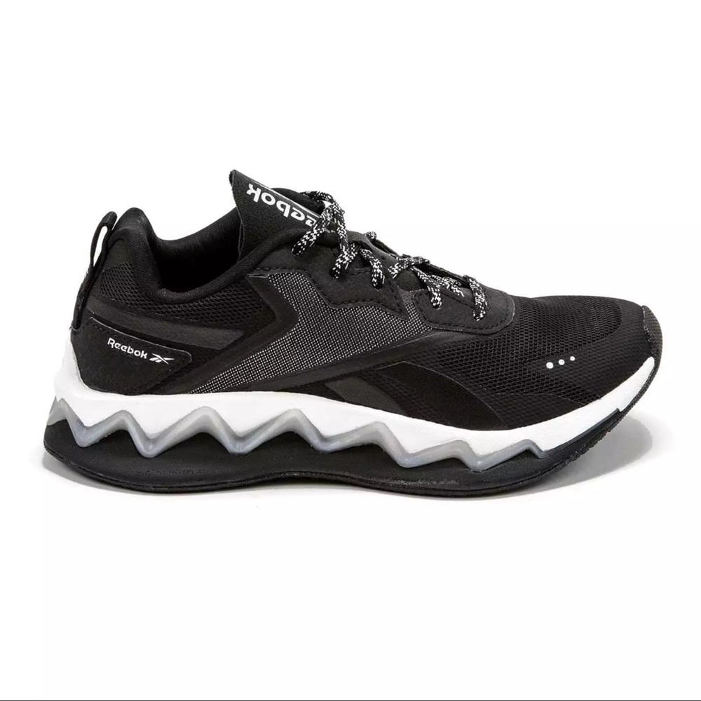 Black Women's Athletic Sneakers - Reebok Zig Style - Picture 2 of 4